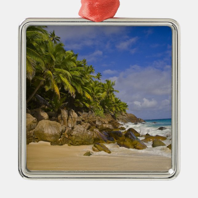 Ornamento De Metal Praia Anse Victorin 4 (Frente)