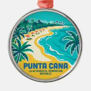 Ornamento De Metal Praia de Punta Cana República Dominicana