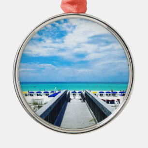Ornamento De Metal Praias de Destin Florida