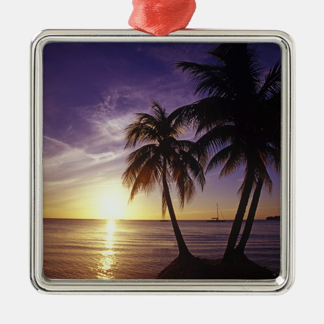 Ornamento De Metal Praias em Negril, Jamaica 3 (Frente)