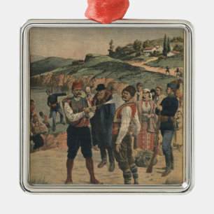 Ornamento De Metal Precauções tomadas para impedir a cólera