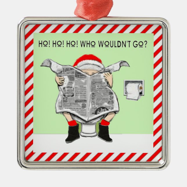 Ornamento De Metal Prêmios de doce de Natal (Frente)