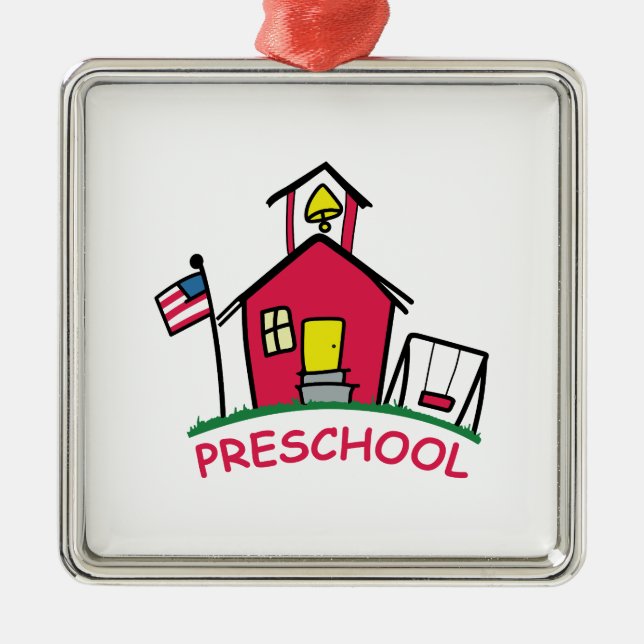ORNAMENTO DE METAL PRESCHOOL (Frente)
