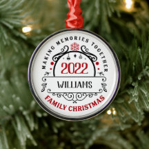 Presente de Natal Personalizado com Nome da Famíli