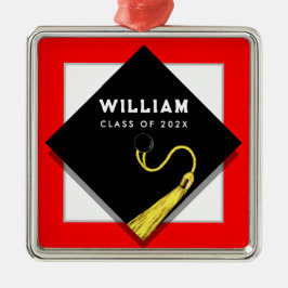 Ornamento De Metal Presente Personalizado de Formatura 2026