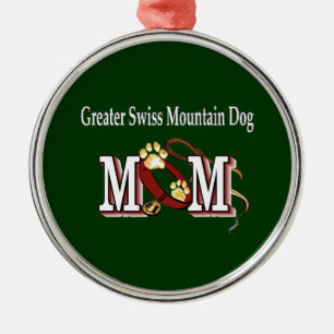 Ornamento De Metal Presentes da Mãe Suíço de Cão-Montanha