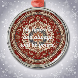 Ornamento De Metal Presentes de aniversário para Azulejos Persa Namor