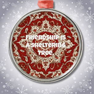 Ornamento De Metal Presentes de Aniversário Personalizados para Amigo