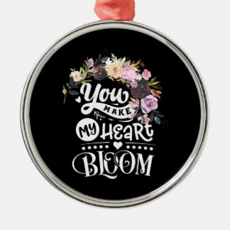 Ornamento De Metal Presentes de Casamento | Você Torna Meu Coração Bl