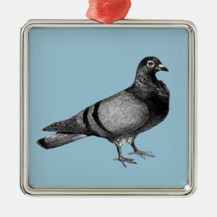 Ornamento De Metal Presentes do pombo do vintage