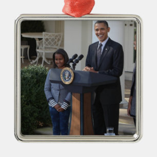 Ornamento De Metal Presidente Barack Obama perdoa o