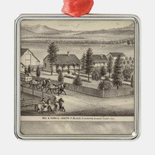 Ornamento De Metal Preto, residências Neal, propriedades