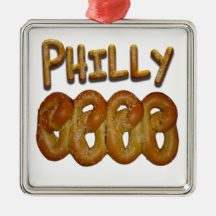 Ornamento De Metal Pretzeis de Philly
