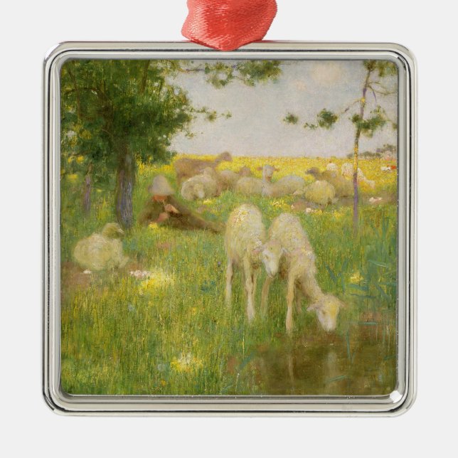 Ornamento De Metal Primavera (Frente)