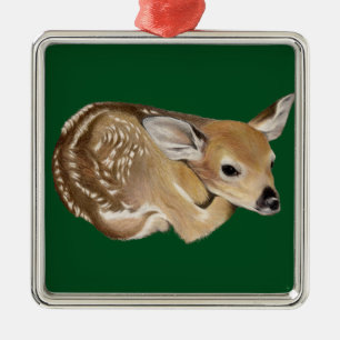 Ornamento De Metal Primavera Fawn