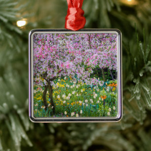 Ornamento De Metal Primavera no Jardim de Claude Monet