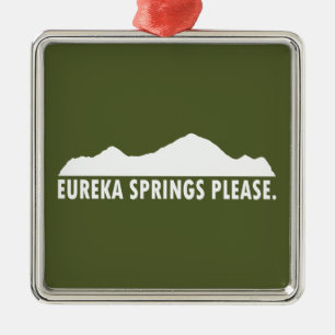 Ornamento De Metal Primaveras Eureka, por favor