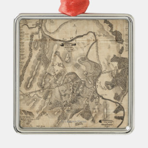 Ornamento De Metal Primeira batalha do funcionamento de Bull - guerra