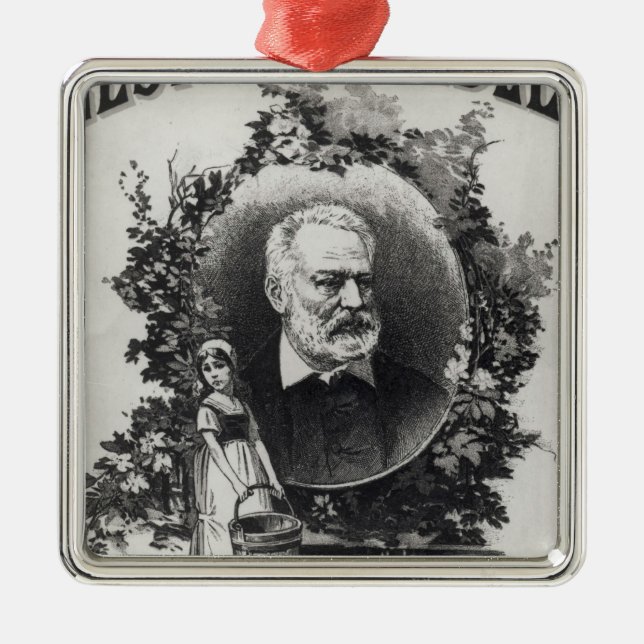 Ornamento De Metal Primeira edição de Titlepage 'de Les Miserables (Frente)