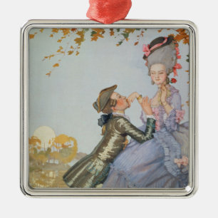 Ornamento De Metal Primeiro Amor, 1916