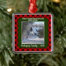 Primeiro Natal em nosso novo nome de família de fo