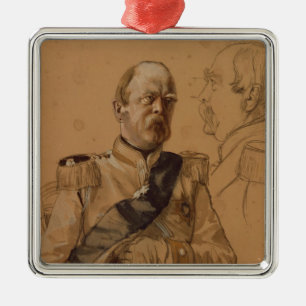 Ornamento De Metal Prince Otto Von Bismarck
