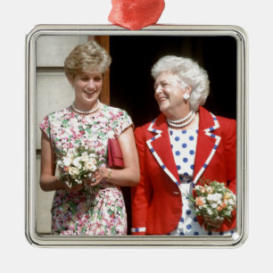 Ornamento De Metal Princesa Diana-Barbara Bush