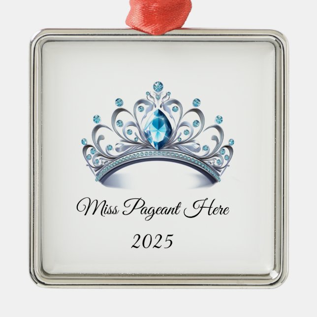 Ornamento De Metal Princess Tiara Ornament (Frente)