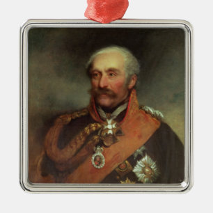 Ornamento De Metal Príncipe Von Blucher c.1816 do marechal de campo