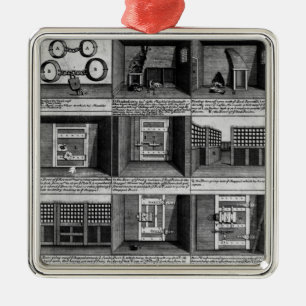 Ornamento De Metal Prisão de Newgate do formulário do escape do