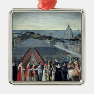 Ornamento De Metal Procissão da fraternidade do Saint-Michel