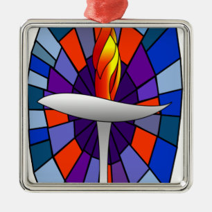 Ornamento De Metal Produtos do cálice do templo da unidade