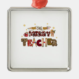Ornamento De Metal Professor de uma Feliz