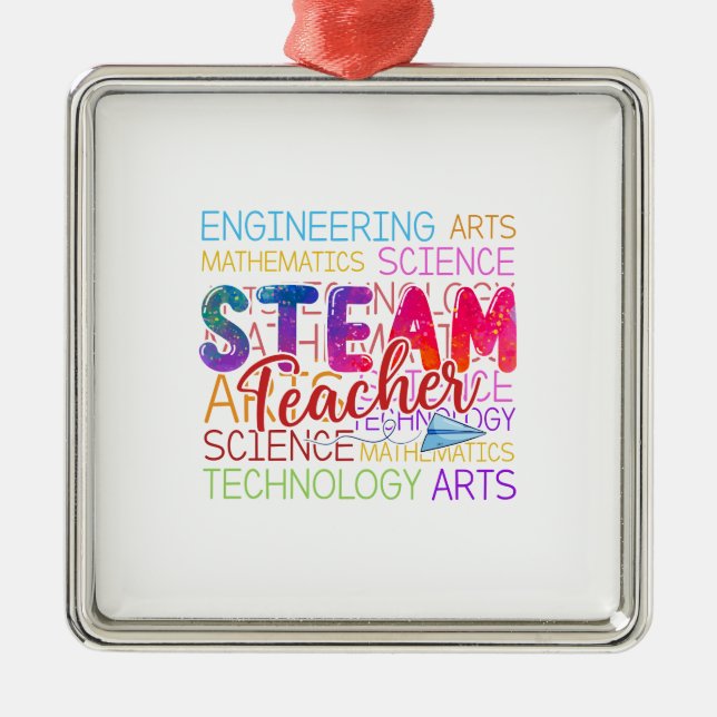 Ornamento De Metal Professor de Vapor (Frente)