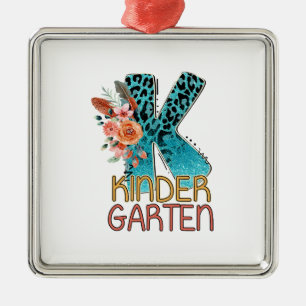 Ornamento De Metal Professor do K Kinder Garten