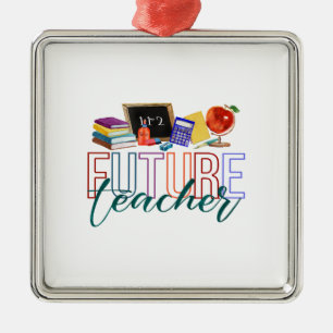 Ornamento De Metal Professor Futuro