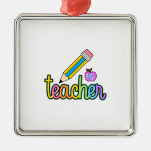 Ornamento De Metal Professor Incrível