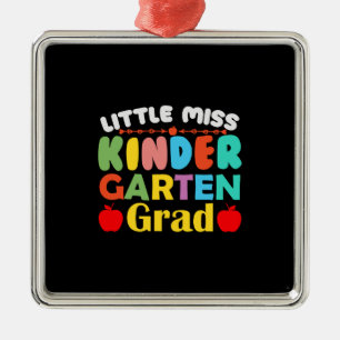 Ornamento De Metal Professora Pequena Senhorita Kinder Garten Formand