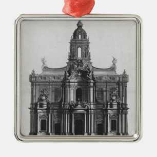 Ornamento De Metal Projeto para a igreja do Santo-Sulpice
