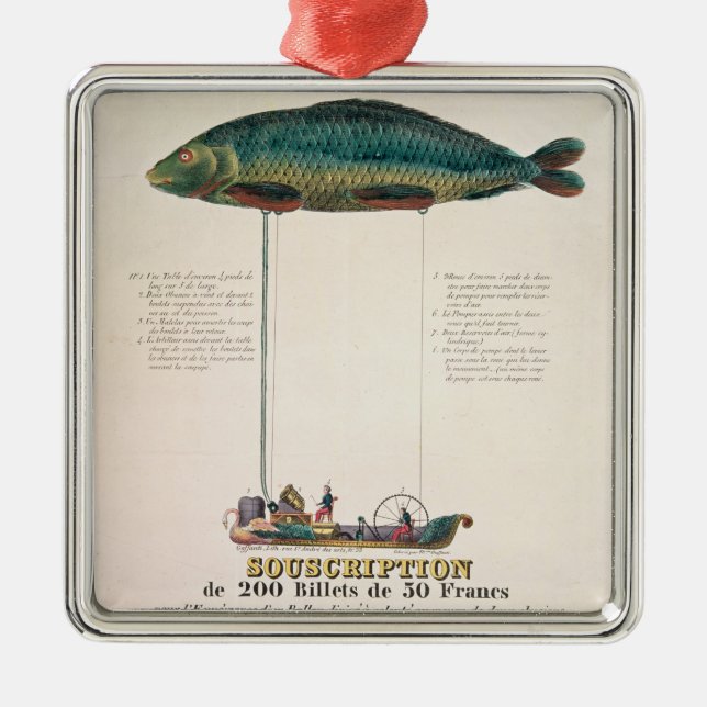 Ornamento De Metal Propaganda de poster a assinatura (Frente)