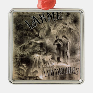 Ornamento De Metal Propaganda de poster 'Lakme