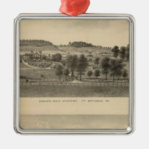 Ornamento De Metal propriedade Augusta Male Academy Seawright