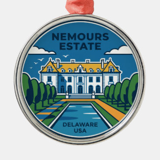 Ornamento De Metal Propriedade Nemours EUA