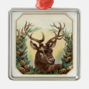 ORNAMENTO DE METAL PROTEÇÃO DE NATAL COM PINOS DE PINO