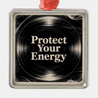 Ornamento De Metal Protect Your Energy