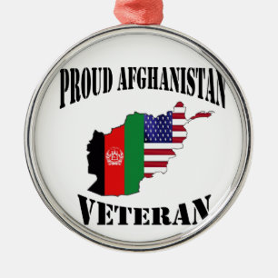 Ornamento De Metal Proud US Afeganistão veterano