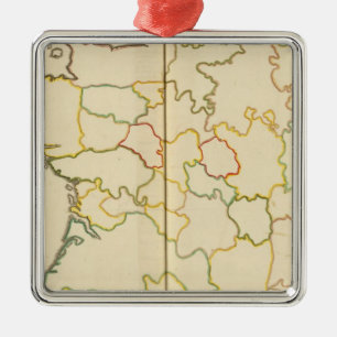 Ornamento De Metal Províncias, esboço de France