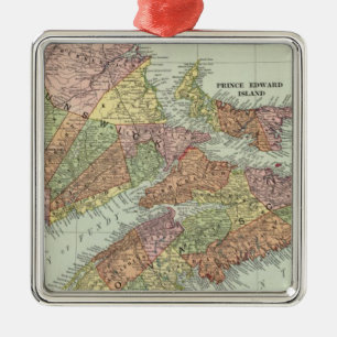 Ornamento De Metal Províncias marítimas de Canadá