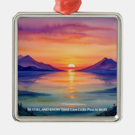 Ornamento De Metal Psalm 46:10 Be still, and know that I am God Mug