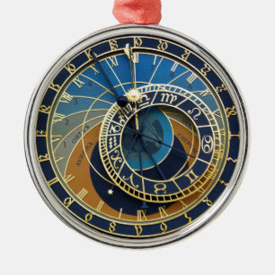 Ornamento De Metal Pulso de disparo-Praga astronômica Orloj